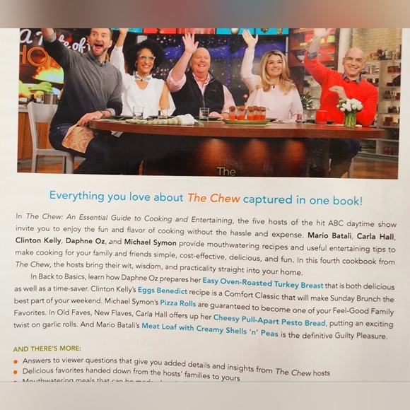The Chew: An Essential Guide to Cooking and Entertaining 255 pgs Soft Cover Book - Picture 3 of 12